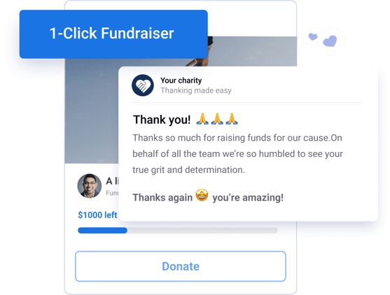 Custom (1-Click) Facebook Fundraisers Custom (1-Click) Facebook Fundraisers