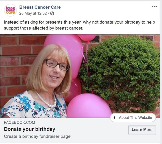 Breast Cancer Care sponsored post