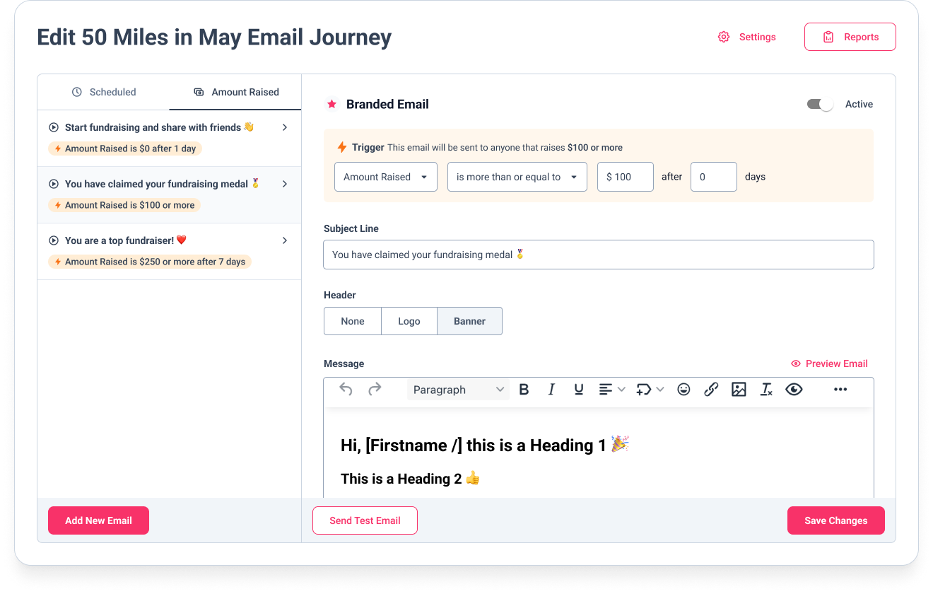 Target Emails
