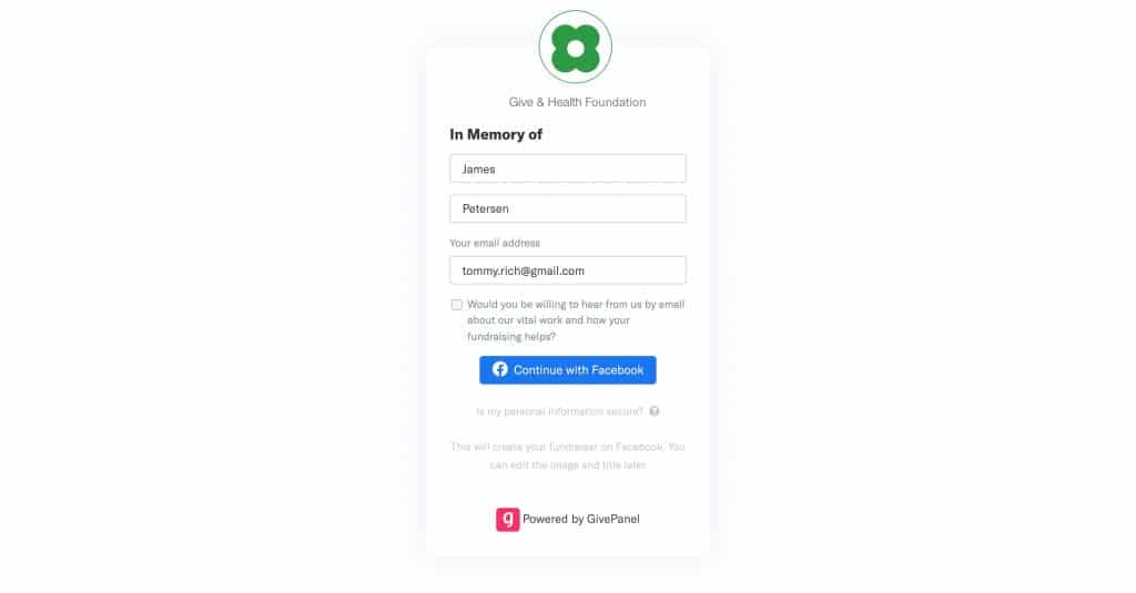 Example: In-Memory Signup Form