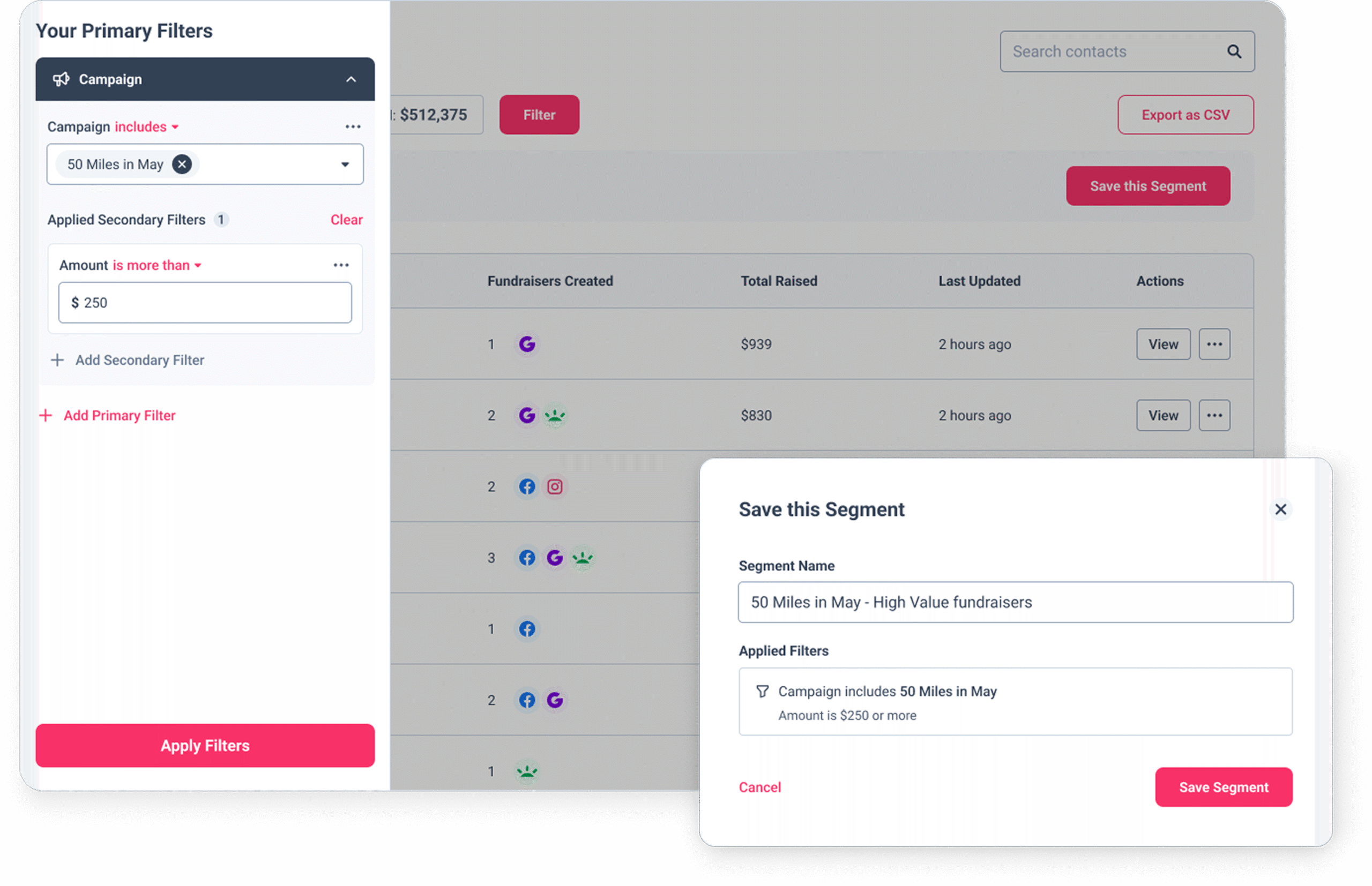 Advanced Filters and Segments