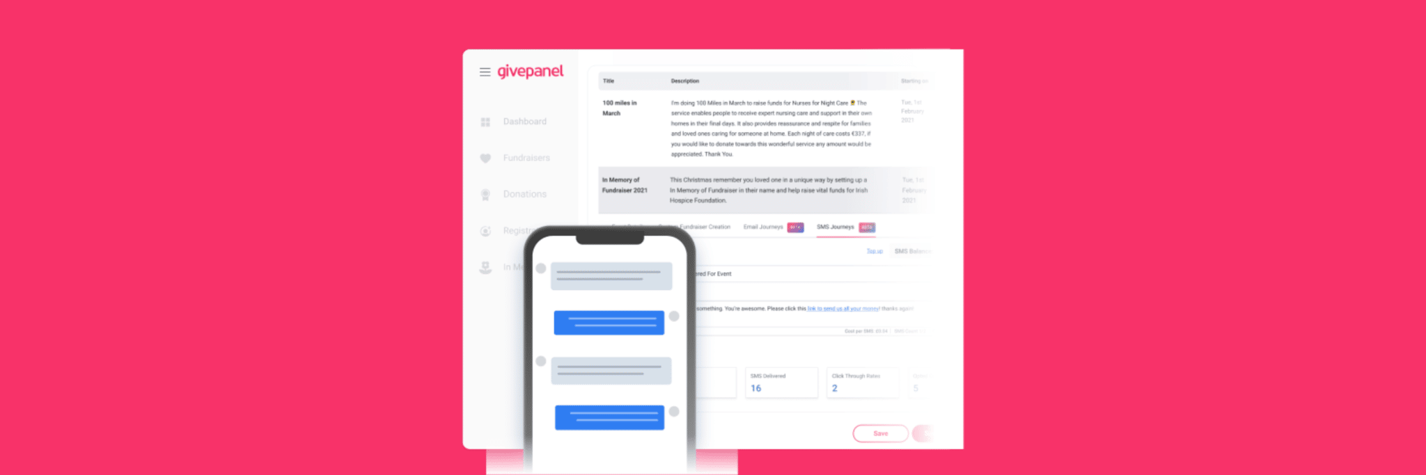 Blog Header Image - New GivePanel Feature: SMS for Facebook Fundraising