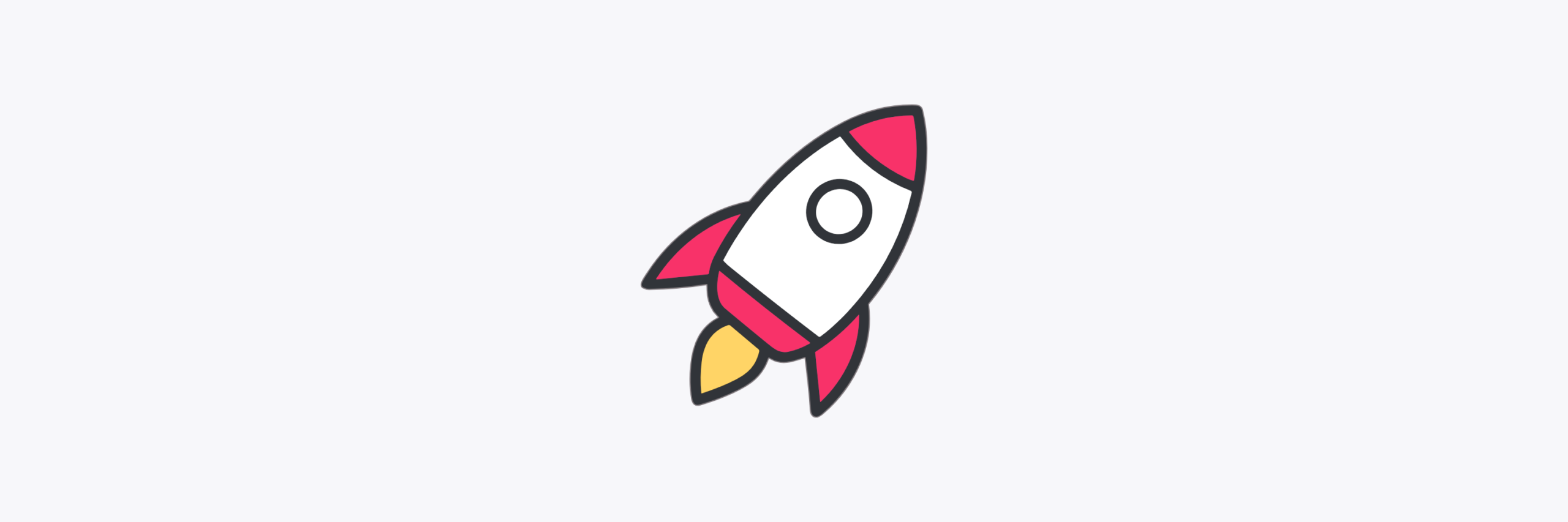 Illustration of a rocket going up