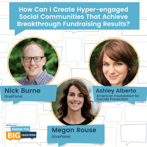 Social media graphic advertising GivePanel's Peer-to-Peer Professional Forum Presentation
