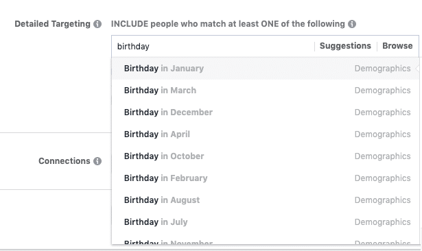 Birthday in [Month]